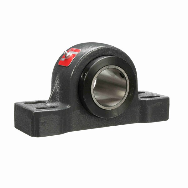 Mounted Cast Iron Four Bolt Pillow Block Tapered Roller, 52100 Bearing Steel, Double Collar Mount